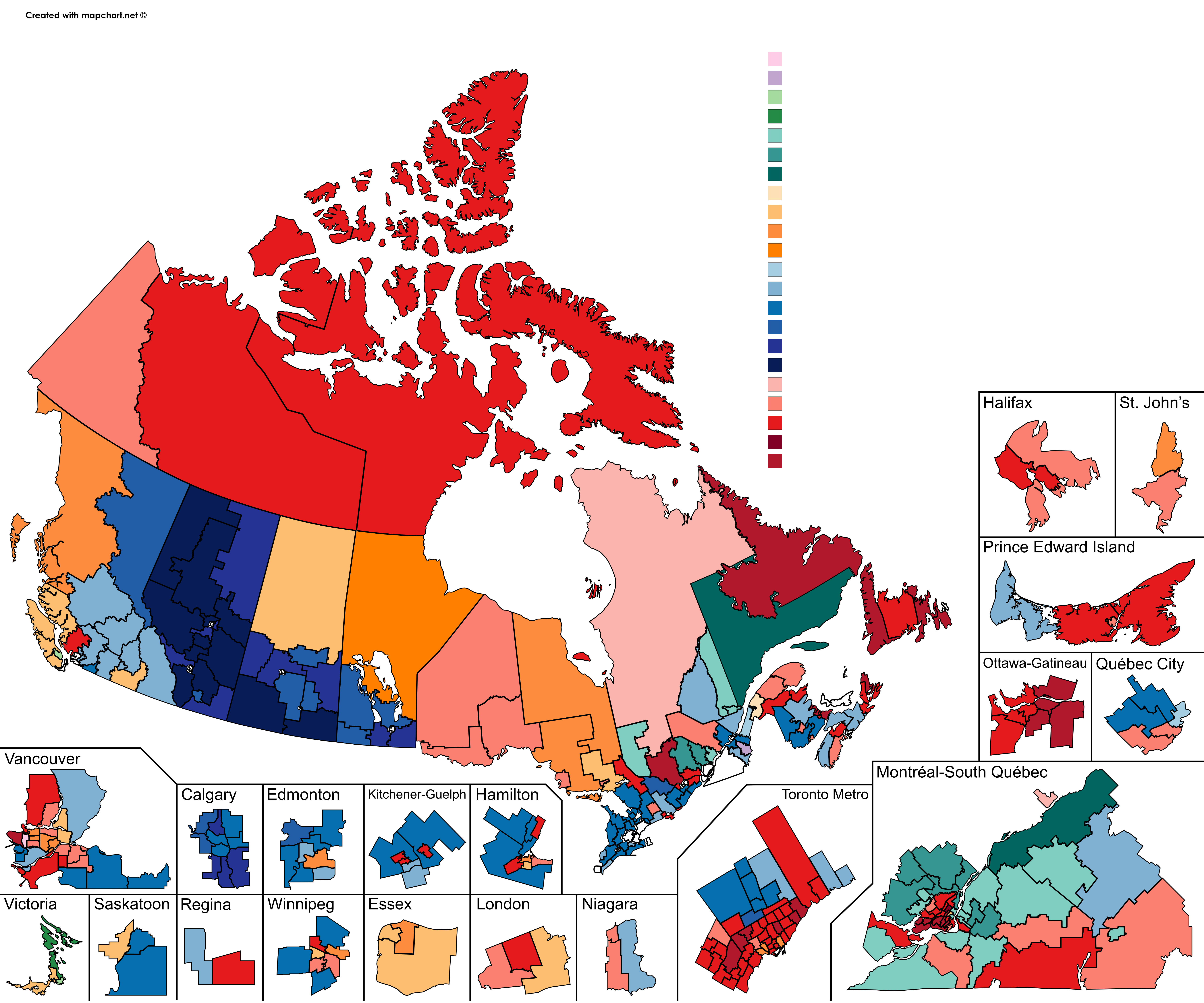 Last Week of the Campaign … Obama flips St. John, New Brunswick to the